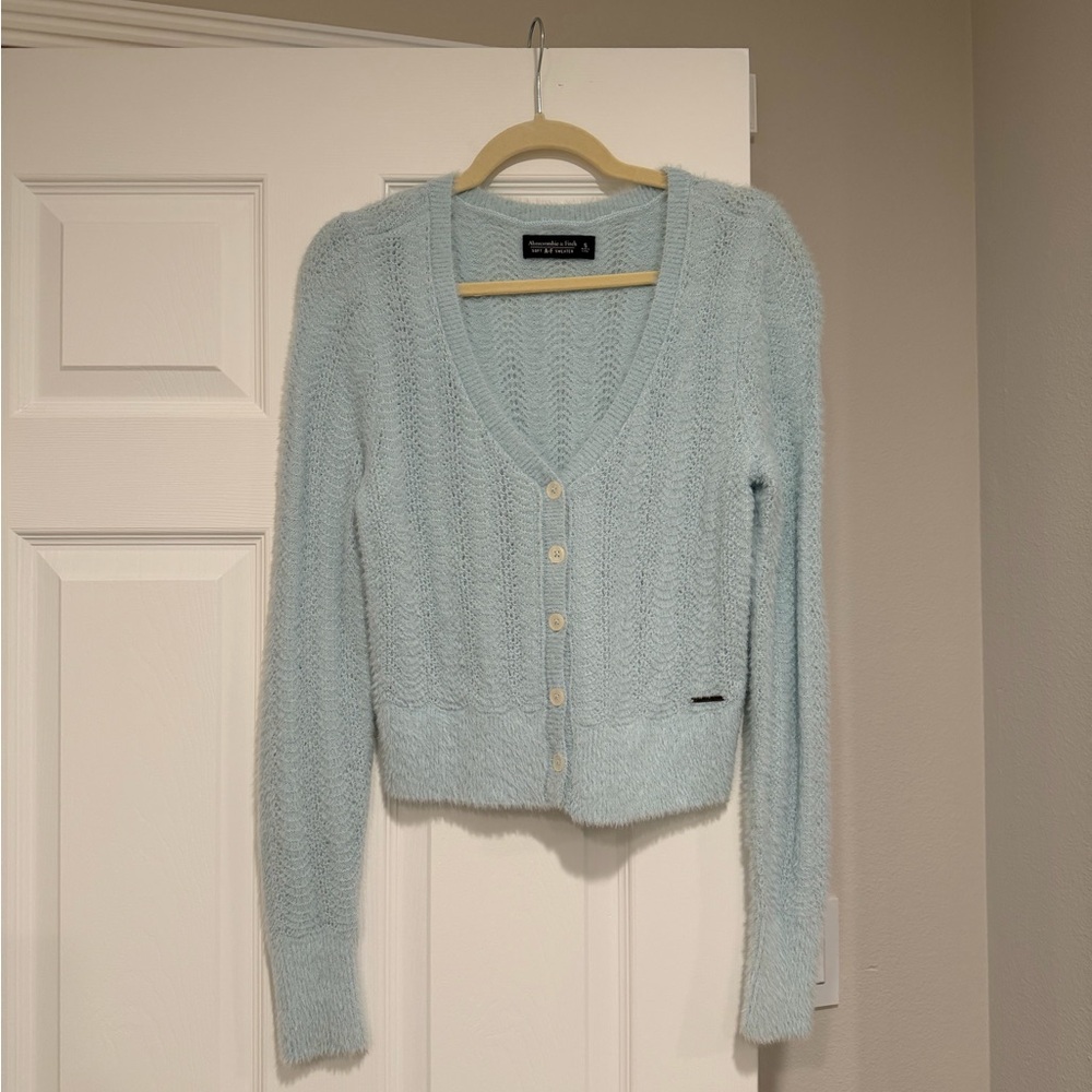 Abercrombie & Fitch Soft Blue Cardigan
